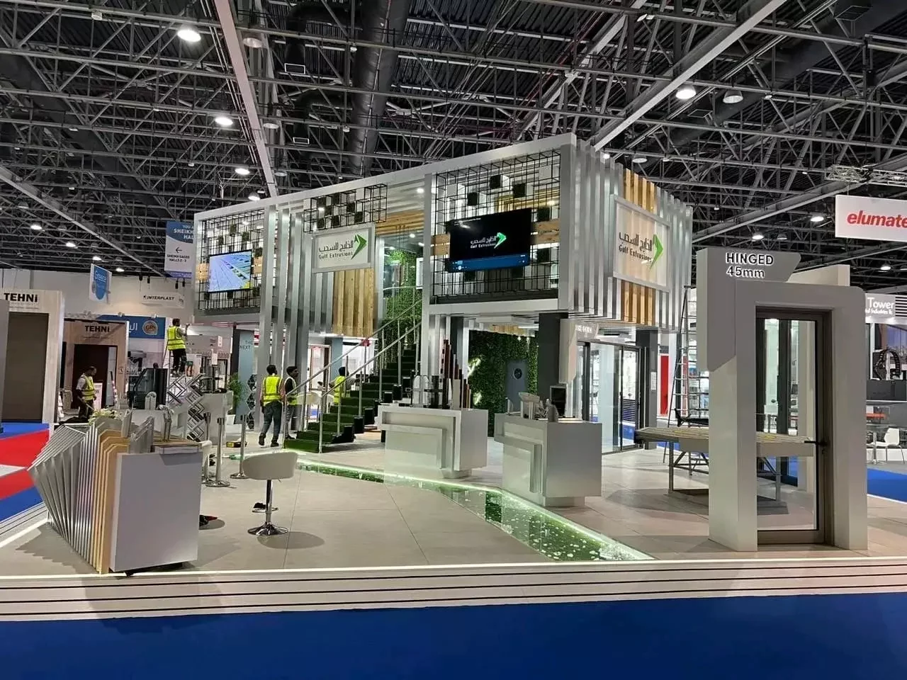 Exhibition stand branding